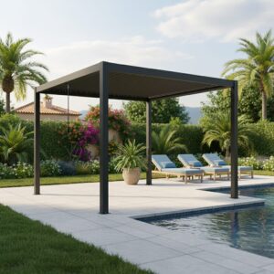 Pergola Bioclimatica 3x4 Double H250 Antracite