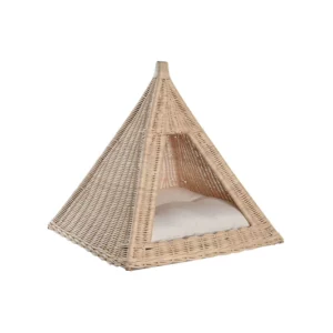 Cuccia Per Gatti Rattan Piramide