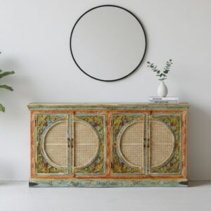 Credenza Rattan Dipinta 180