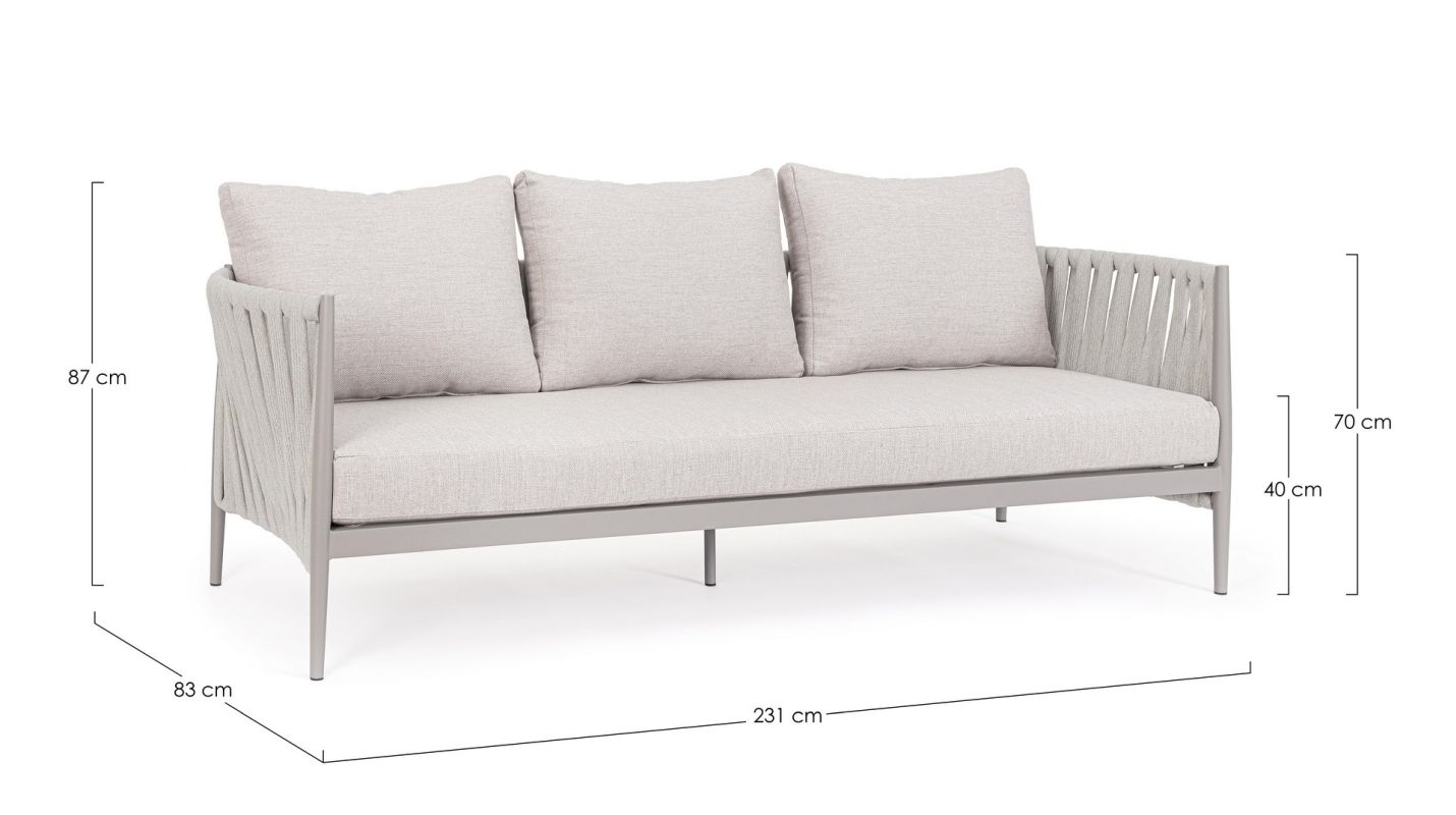 DIVANO 3P JACINTA - immagine 5