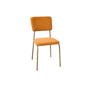 Sedia Amelia Metallo Arancione