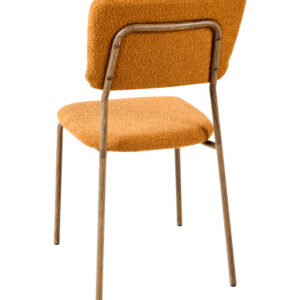 Sedia Amelia Metallo Arancione