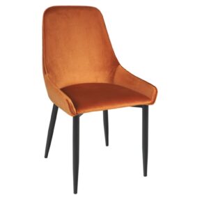 Sedia Elizabeth Velluto Caramel