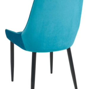 Sedia Elizabeth Velluto Ottanio