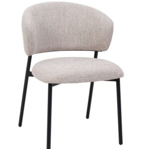 Sedia Prisca Nero Rock