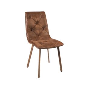 Sedia Vintage Impunture Marrone