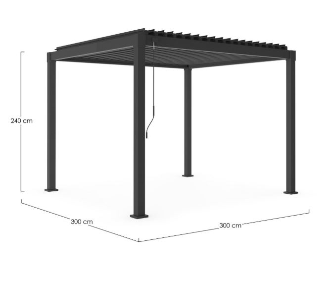 Pergola Garda 3x3 Bizzotto - immagine 8