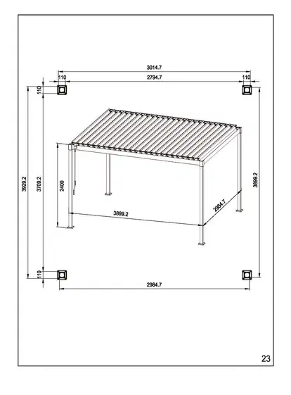 Pergola Garda 3x4 Bizzotto - immagine 5