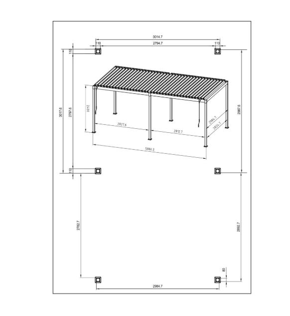 Pergola Garda 3x6 Bizzotto - immagine 7