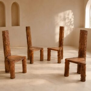 Set 4 Sedie Legno