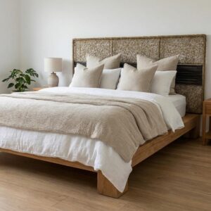 Testiera Letto Rattan