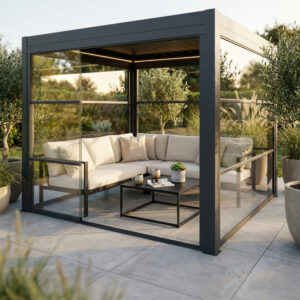 Laterale Pergola Pvc Trasparente