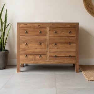 Cassettiera Teak 6Css