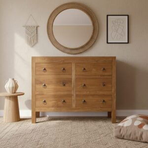 Cassettiera Teak Ric 6Css