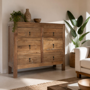 Cassettiera Teak Ric 6Css