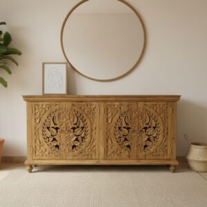 Credenza Teak Ric Intagliata 180