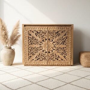 Mobile Credenza Teak Intagliata 120