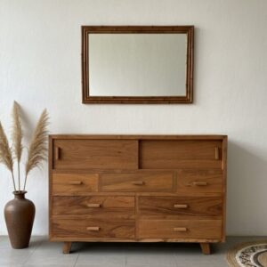 Mobile Credenza Teak Ric 2A-7Css