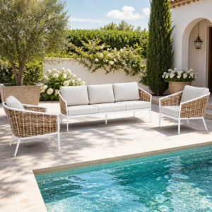 Set Salotto Maribela Bianco