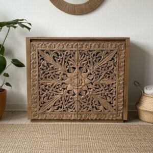 Mobile Credenza Teak Intagliata 120