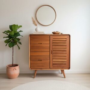 Mobile Credenza Teak 90
