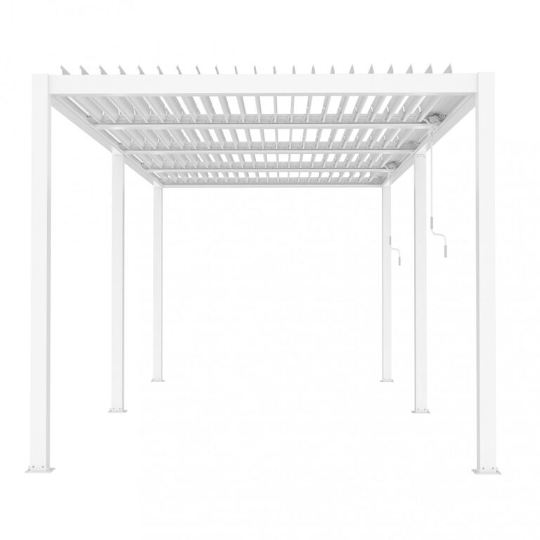 Pergola Alluminio Bioclimatica 5.8×3 Bianco