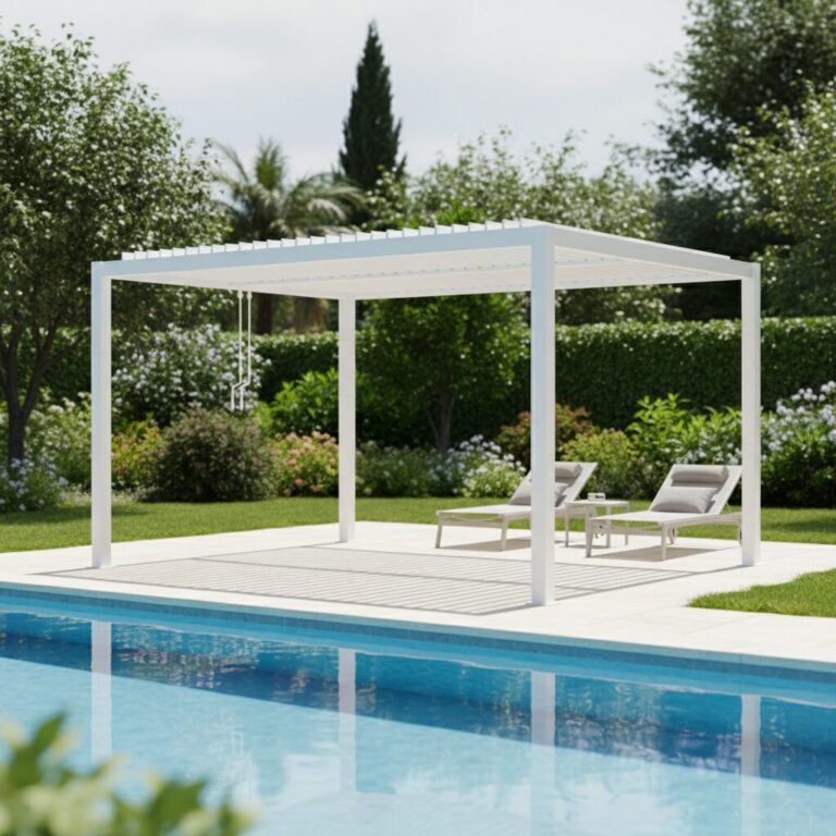 Pergola Bioclimatica 4×4 Bianco