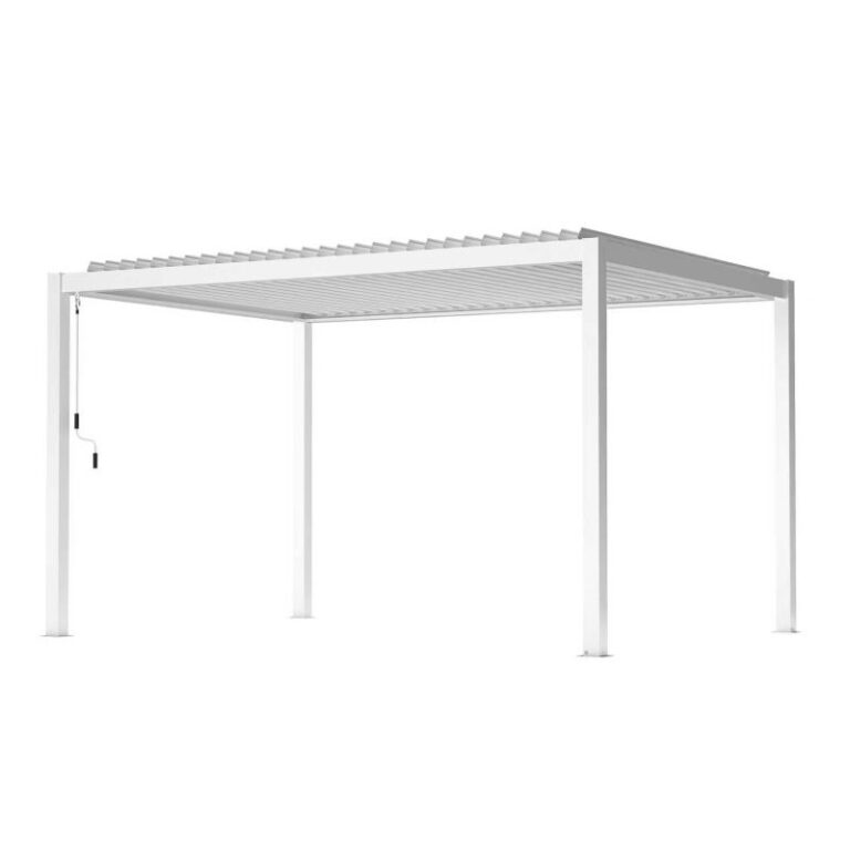 Pergola Bioclimatica Manuale 2X3 Bianco