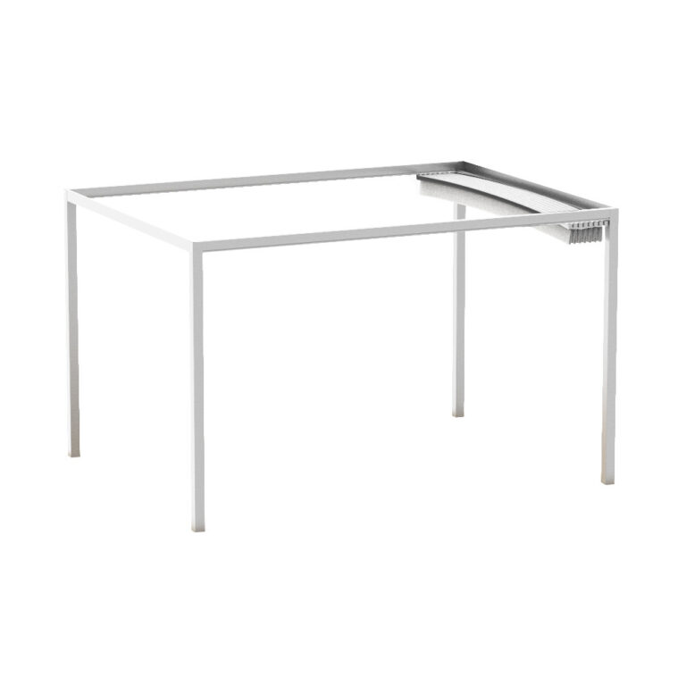 Pergola Retrattile Motorizzata Led 3×4 Bianco