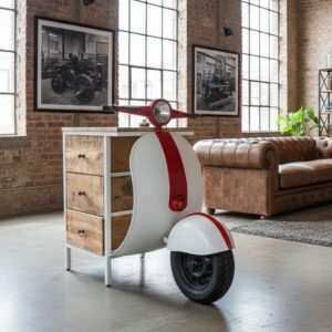 Mobile Bar Vespa Red