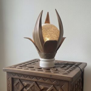 Lampada Fiore 2 Cocco h36