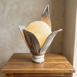 Lampada Fiore Cocco h 40