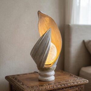 Lampada Foglia 2 Cocco h42