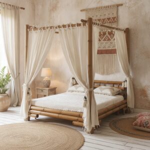 Letto Baldacchino Tabanan Miele
