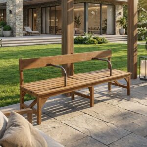 Panca Teak Stazione