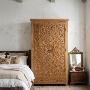 Armadio Intagliato Teak Ric