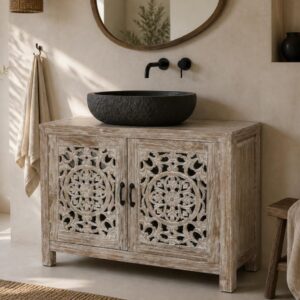 Mobile Bagno Teak Decapato Indy 110